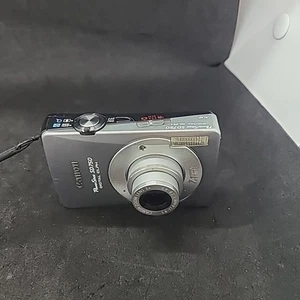 Canon PowerShot SD750 Digital ELPH 7.1 MP Camera Silver - NO CHARGER #4 - Picture 1 of 5