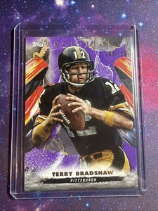 2024 Topps Inception Terry Bradshaw Purple #/125 Steelers - Picture 1 of 2
