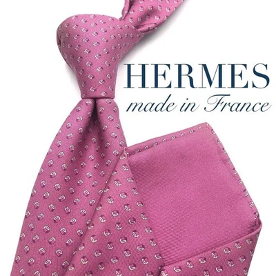 Corbata corbata usada HERMES Paris TRAJES para hombre TODO DE SEDA diseñador multicolor lujo H37 Foto 1 de 4