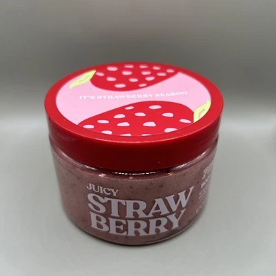 Victoria’s Secret PINK Body Scrub Juicy Strawberry 10oz NEW - Image 1 of 4