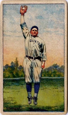 Helmar Polar Night #227 Casey STENGEL New York Giants Salón de la fama Foto 1 de 2