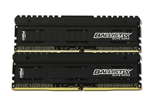 Micron Ballistix 8GB (2x4GB) DDR4 2666MHz Desktop Memory RAM BLE4G4D26AFEA.8 - Picture 1 of 2