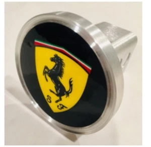 Ferrari Custom Made Hitch Cover silver aluminum fits 2” receiver - Picture 1 of 1