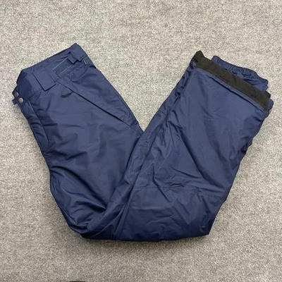 Columbia Omni-Tech Snow Pants Mens Medium Blue Waterproof Insulated Ski Outdoor - Image 1 of 4