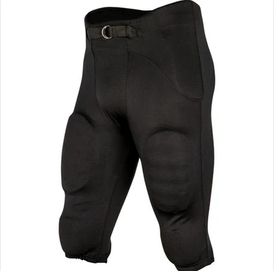 Champro Boys' Safety Integrated Football Practice Pant w/ Built-in Pads, Black M - Image 1 of 3