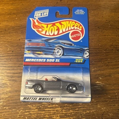 ¡NUEVO! Mercedes 500SL gris oscuro Hot Wheels 1996 Mainline #494 con 5 SP 16301 Foto 1 de 4