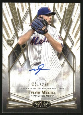 2022 Topps Tier One Break Out Autographs #BOATM Tylor Megill /299 - Image 1 of 2