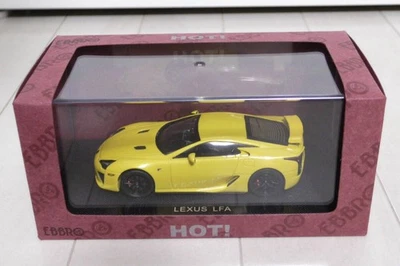 Ebbro Lexus LFA Yellow LEXUS 1/43 Minicar - Image 1 of 4