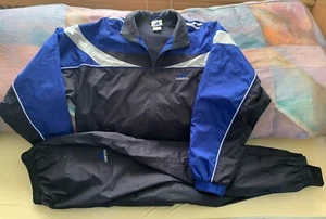 Adidas Trainingsanzug Jogginganzug Blau 42/44 - Bild 1 von 8