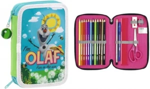 Disney OLAF gefüllte Bleistifthülle NEU 34 Stück Farbstifte/Filzspitzen & Schneider - Bild 1 von 1