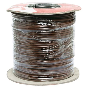 17AWG (32/0.20) Brown Tinned Extra Heavy Duty Hook Up Wire/Cable 100m Roll - Picture 1 of 1