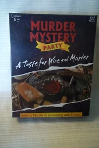 Murder Mystery Dinner Party Spiel A Taste for Wine and Murder Neu Versiegelt - Bild 1 von 1