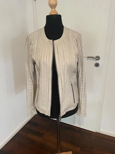 Lederjacke, Milestone, creme, 42 - Bild 1 von 8