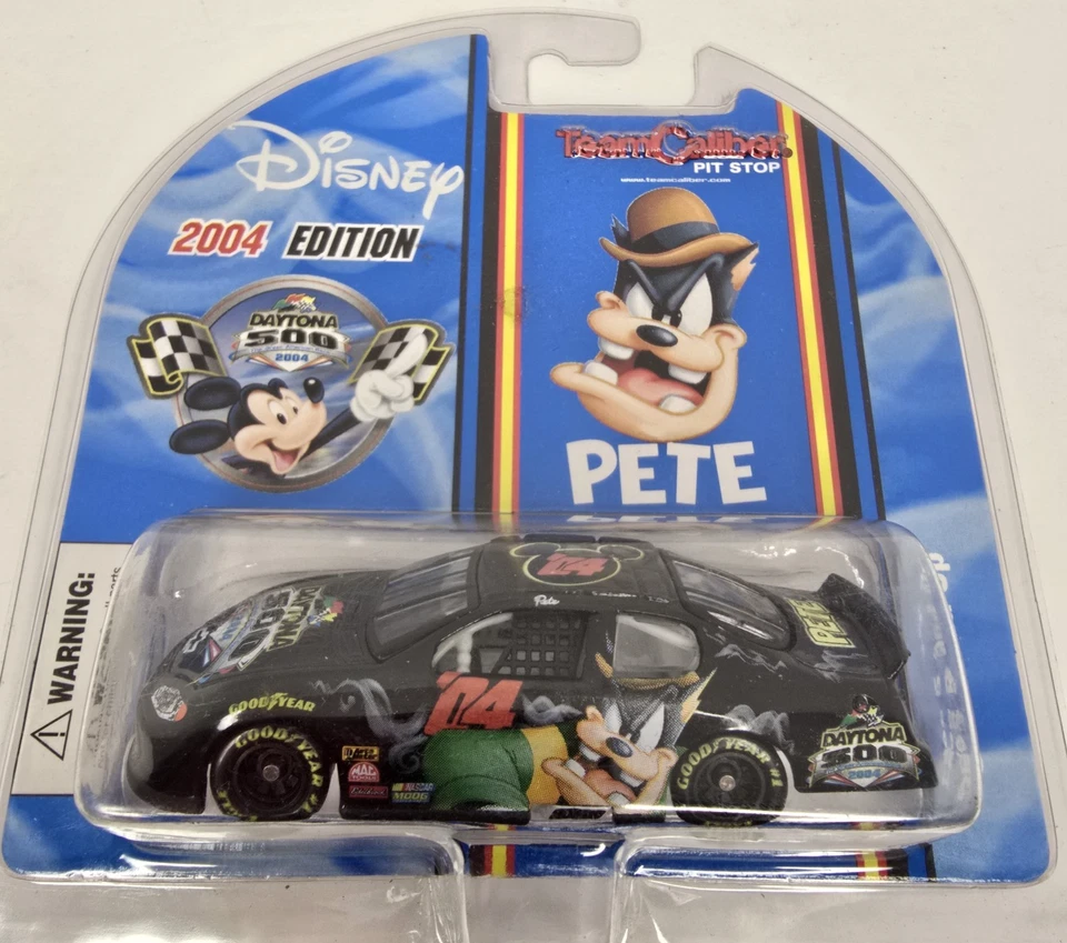 Vintage 2004 Daytona 500 Disney Pete 1:64 Die Cast Car Nascar Team Caliber - Image 1 of 4