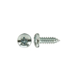 #8 X 3/8" PAN HEAD PHILLIPS/SLOTTED, SHEET METAL SCREWS, AB. ZINC. SELECT QTY - Picture 1 of 2