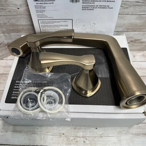 DELTA RUBINETTO T2776-CZ Rubinetto vasca romana tre fori bronzo champagne - Foto 1 di 16
