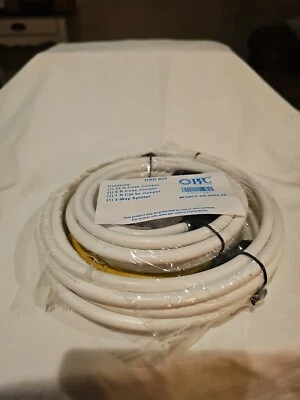 NEW! PPC HSD Kit - 12' & 6' Coax Jumper, 7' Cat 5e Jumper & 2-Way Splitter - Image 1 of 3