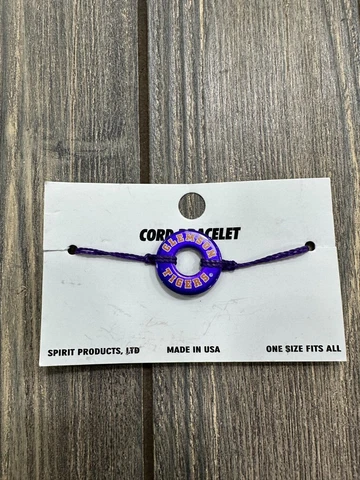 Spirit Products Clemson Tigers Cord Bracelet NCAA Gift Novelty Cover