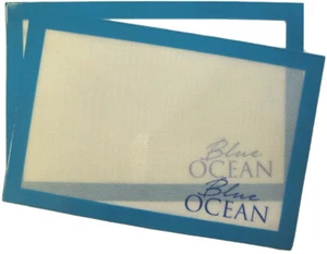 2 LARGE SILICONE BAKING MAT NON STICK LINER SHEET 16.5" x 11" NONTOXIC BPA FREE - Picture 1 of 1