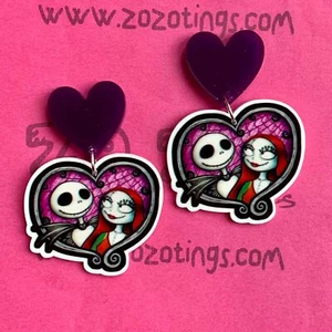Jack Skellington & Sally Herz Ohrstecker - Bild 1 von 1