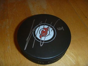 Eric Gelinas New Jersey Devils Signed/Auto Puck  COA    - Picture 1 of 1