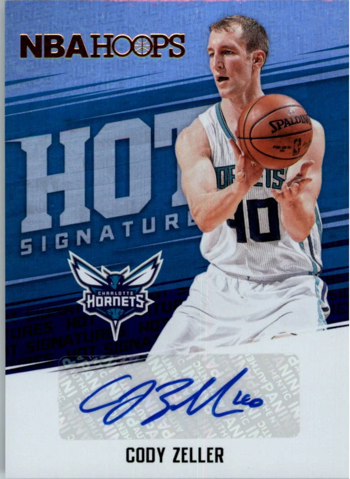 2017-18 Hoops Hot Signatures #5 Cody Zeller Auto - NM-MT - Image 1 of 1