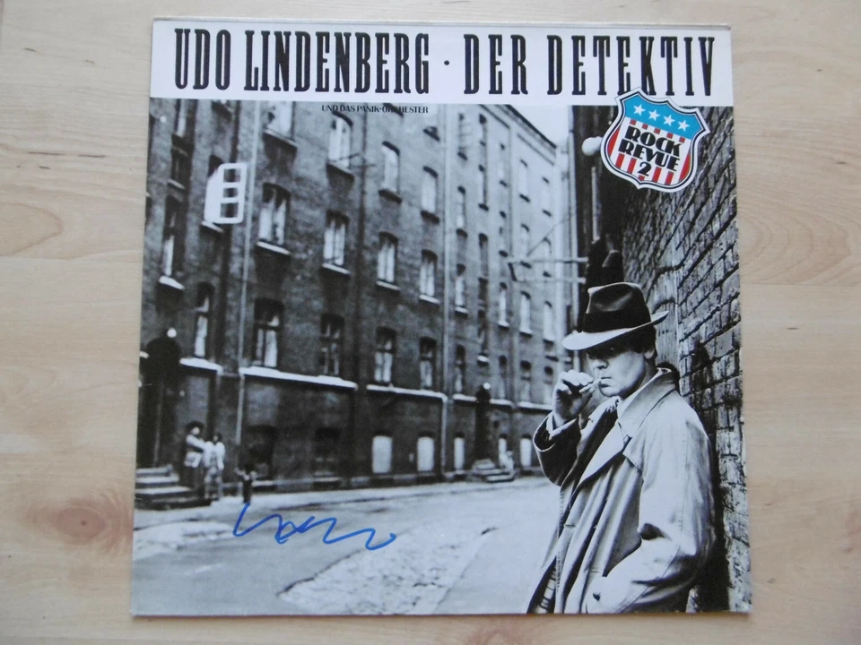 Udo Lindenberg Autogramm signed LP-Cover "Der Detektiv Vinyl - Bild 1 von 1