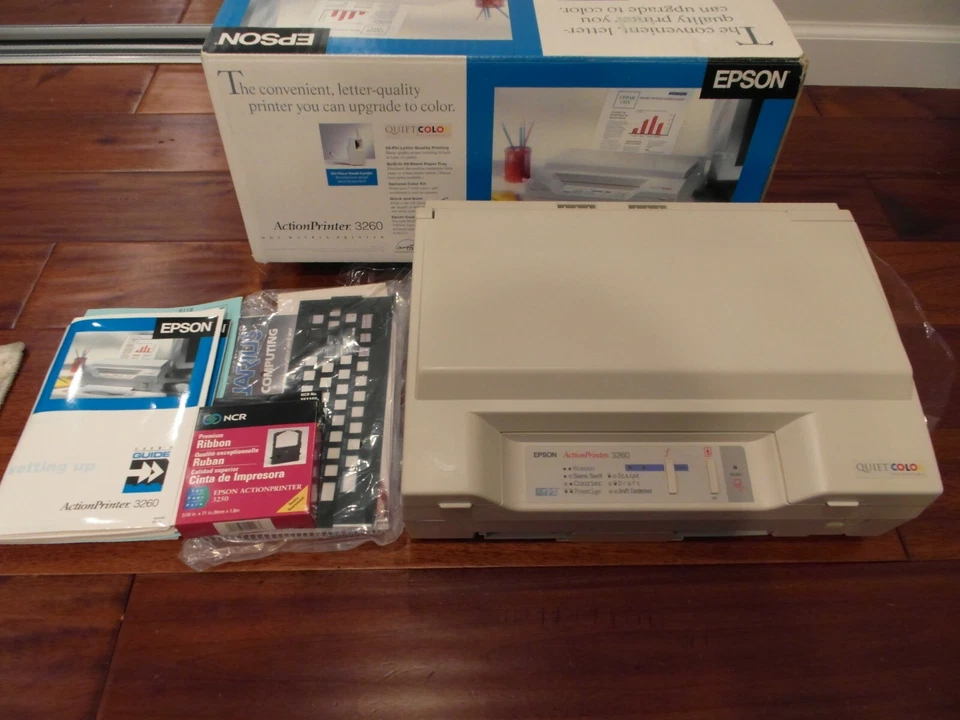 RARE Epson ActionPrinter AP 3260 Dot Matrix Color Printer MINT - Image 1 of 1