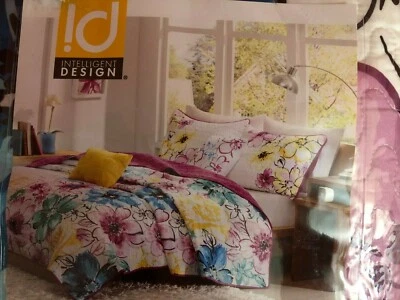 Intelligent Design Olivia 4 Piece Coverlet Set, Twin/Twin X-Large, Blue - Image 1 of 4