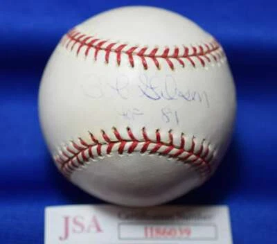 Bob Gibson HOF 81 JSA Coa autograph Major League Signed Baseball - Image 1 of 2