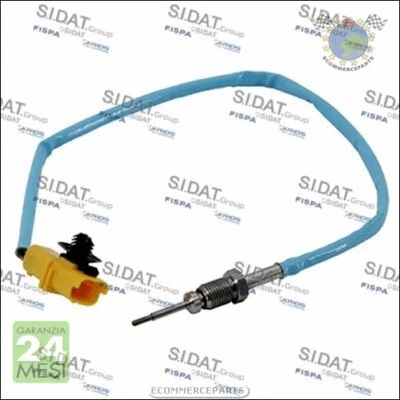 Sensore temperatura gas scarico Sidat per OPEL MOVANO A RENAULT MASTER P - Immagine 1 di 3