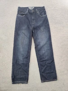 Timberland Jeans 20 Youth Blue Straight Relaxed Baggy Dar Wash 28X30 Denim - Picture 1 of 12