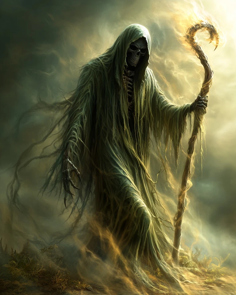 Calaveras y Huesos Gótico Oscuro Macabro - Impresión Artística 8x10 310424791 Foto 1 de 1