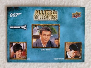 Upper Deck James Bond Villains & Henchmen Allies & Colleagues Trading Card AC-1 
