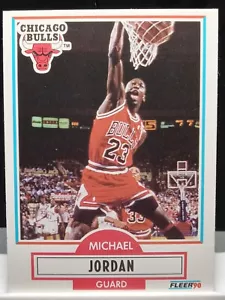 Vintage 1990-91 Fleer Basketball #26 Michael Jordan Chicago Bulls  - Picture 1 of 2