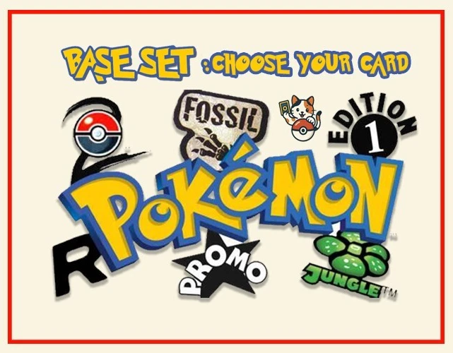 1999 Pokemon Base Set: Choose Your Card! Unlimited - Jungle| Fossil | TeamRocket - Image 1 of 1
