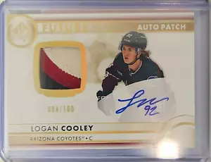 2023-24 SP Authentic - Logan Cooley - Future Watch Patch Auto RPA Rookie RC/100 - Foto 1 di 2