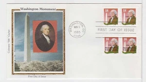 TurtlesTradingPost- Washington Monument 1985 #2149 & 2149A- FDC Colorano Cachet - Picture 1 of 1