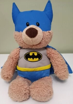 GUND DC Comics Super Hero Batman Blue Bear Plush Stuffed Animal Teddy Collector Foto 1 de 4