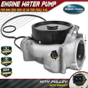 Engine Water Pump for BMW 550i 11-16 650i 12-18 X5 X6 750i 750Li Alpina B7 4.4L - Picture 1 of 8