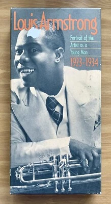 Louis Armstrong ~ 4 Cassette Box Set ~ 1922-1934 ~ 40+ Tracks ~ 1994 ~ !L🟠🟠K! - Image 1 of 4