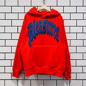 PLEASURES TWITCH HOODIE BURNT ORANGE - Picture 1 of 5