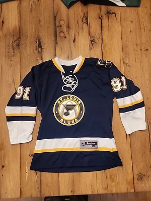 Camiseta Reebok Vladimir Tarasenko St. Louis Azul Talla JUVENTUD Mediana  Foto 1 de 4