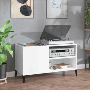 Mobile Porta Dischi Bianco 84,5x38x48 cm in Legno truciolato - Foto 1 di 8