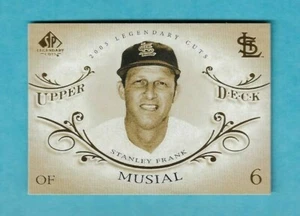 2005 UD SP LEGENDARY CUTS #76 STAN MUSIAL ST. LOUIS CARDINALS - Picture 1 of 2