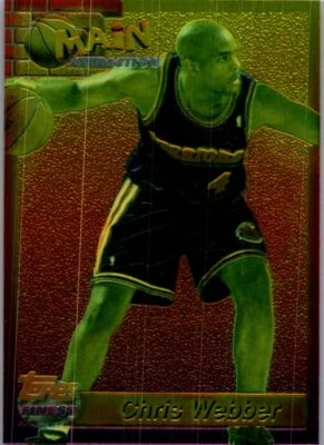 1993-94 Finest #9 Chris Webber Main Attraction - Image 1 of 2