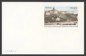 1999 US Scott #UX301 20c University of Wisconsin Madison Bascom Hill, MINT - Picture 1 of 1