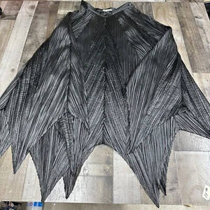SELTENER schwarzer Faltenrock Issey Miyake Größe 4 - Bild 1 von 10
