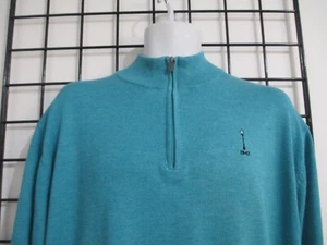 COLECCIÓN DE POSTES DE LÁMPARA 1947/CARMEL COUNTRY CLUB==HOMBRE XXL==SUÉTER AQUA 1/4 CREMALLERA - Imagen 1 de 5