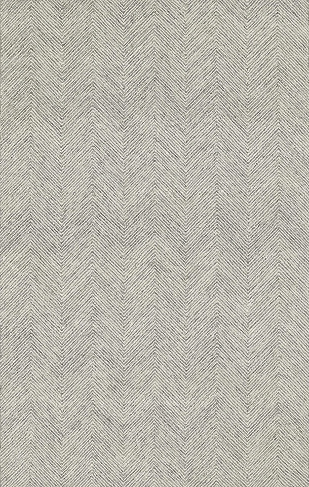 Alfombra interior contemporánea acolchada a mano de lana gris 2' X 3' Momeni Charles Foto 1 de 4